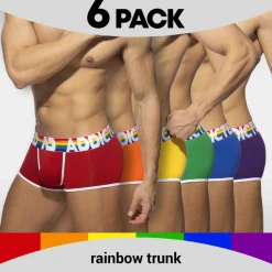 Lot de 6 Boxers Rainbow Multicolores