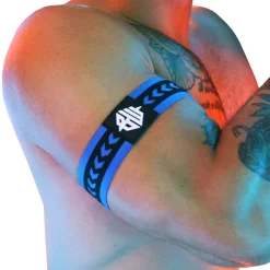 Lot de 2 Brassards Daddy's Favorite Bleu - Noir