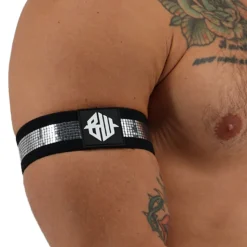 Lot de 2 Brassards Illuminator Argent