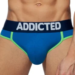 Lot de 3 Jock Straps Second Skin Blanc - Marine - Bleu Roi