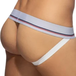 Lot de 3 Jock Straps Tommy Coton Blanc - Bleu Marine - Rouge
