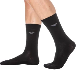 Lot de 3 Paires de Chaussettes Casual Coton Noir