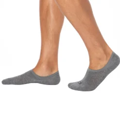 Lot de 3 Paires de Chaussettes Invisibles High Cut - Gris Chiné - Anthracite - Noir