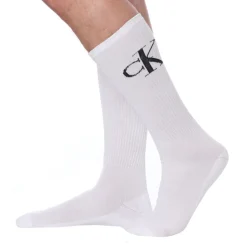 Lot de 2 Paires de Chaussettes Sport cK Blanches