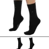 Lot de 2 Paires de Chaussettes Classiques Coton Noires