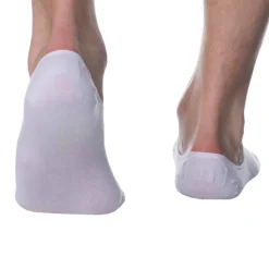 Lot de 3 Paires de Chaussettes Invisibles Blanches