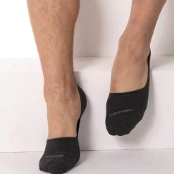 Lot de 2 Paires de Chaussettes Invisibles Luca Gris Clair - Anthracite