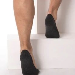 Lot de 2 Paires de Chaussettes Invisibles Luca Gris Clair - Anthracite