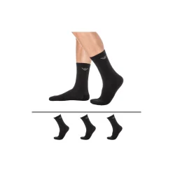 Lot de 3 Paires de Chaussettes Sporty Sponge Noires