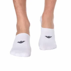 Lot de 3 Paires de Chaussettes Invisibles Casual Cotton Blanches