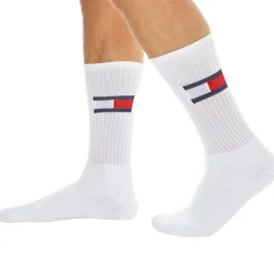 Lot de 2 Paires de Chaussettes de Sport Flag Blanches