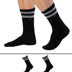 Lot de 2 Paires de Chaussettes Sport Maurice Noires