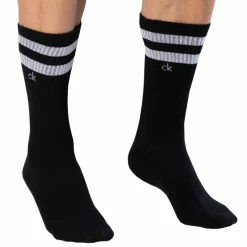 Lot de 2 Paires de Chaussettes Sport Maurice Noires