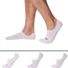 Lot de 3 Paires de Chaussettes Invisibles Eagle Blanches