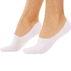 Lot de 2 Paires de Protèges-Pieds Blancs