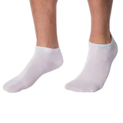 Lot de 3 Paires de Socquettes Extended Logo Blanches