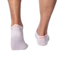 Lot de 3 Paires de Socquettes Extended Logo Blanches