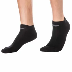 Lot de 3 Paires de Socquettes Casual Cotton Noires