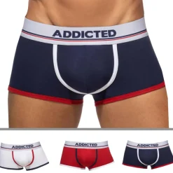 Lot de 3 Shortys Tommy Coton Bleu Marine - Blanc - Rouge