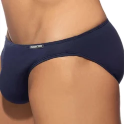 Lot de 3 Slips Bikini Coton Blanc - Bleu Marine - Gris