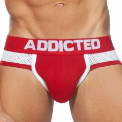 Lot de 3 Slips Combi Mesh Noir - Rouge - Bleu Marine