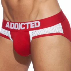 Lot de 3 Slips Combi Mesh Noir - Rouge - Bleu Marine