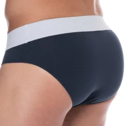 Lot de 2 Slips Coton Bleu Marine