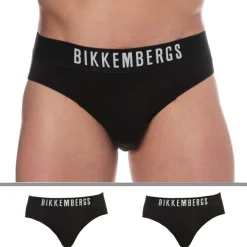 Lot de 2 Slips Coton Noirs