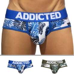 Lot de 2 Slips Mesh Tropicana Bleu - Kaki