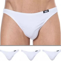 Lot de 3 Slips Mini Coton Blancs