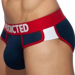 Lot de 3 Slips Second Skin Blanc - Marine - Bleu Roi