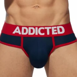 Lot de 3 Slips Second Skin Blanc - Marine - Bleu Roi