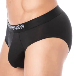 Lot de 2 Slips Soft-Touch Bamboo Viscose Noirs