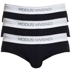 Lot de 3 Slips Staple Coton Noirs