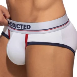 Lot de 3 Slips Tommy Coton Bleu Marine - Blanc - Rouge