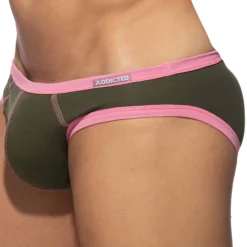 Lot de 3 Slips Twink Coton Orange - Gris - Kaki