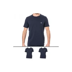 Lot de 2 T-Shirts Col Rond Core Logoband Bleu Marine