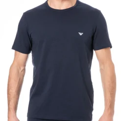 Lot de 2 T-Shirts Col Rond Core Logoband Bleu Marine