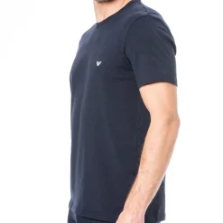 Lot de 2 T-Shirts Col Rond Core Logoband Bleu Marine