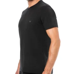 Lot de 2 T-Shirts Col Rond Core Logoband Noirs