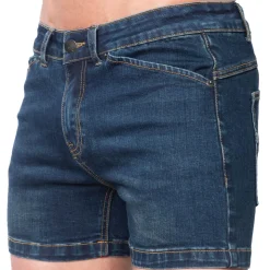 Mini Short Jeans Original Super Push-Up Bleu Marine