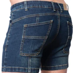 Mini Short Jeans Original Super Push-Up Bleu Marine