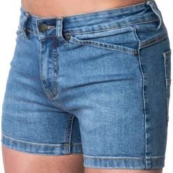 Mini Short Jeans Original Super Push-Up Bleu Indigo