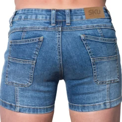 Mini Short Jeans Original Super Push-Up Bleu Indigo