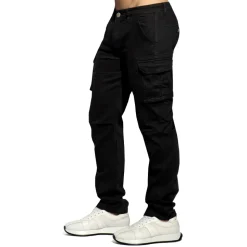 Pantalon Cargo Jeans Noir
