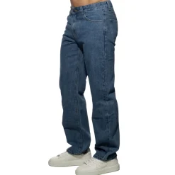 Pantalon Jeans Baggy Bleu Marine