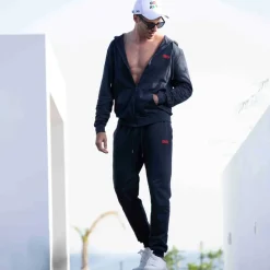 Pantalon Sport Coton Bleu Marine