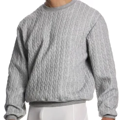 Pull Cable Knit Gris