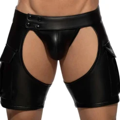 Short Chaps Noir