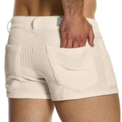 Short Corduroy Blanc Cassé